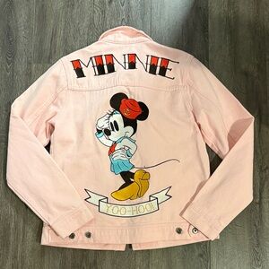 Cakeworthy Disney Pink Minnie Mouse Women’s Jean Jacket